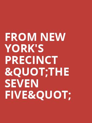 From New York'S Precinct "The Seven Five" at O2 Shepherds Bush Empire